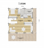 Дом из профилированного бруса VZ-409